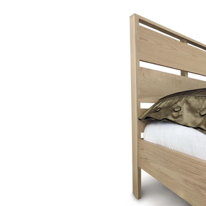 Wholesale Scandinavian Solid Wood <b>Bed</b> | Minimalist Japandi Floating Slat <b>Platform</b> <b>Bed</b> <b>Frame</b> - Product Image 6
