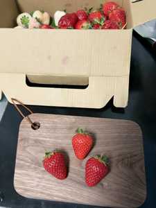 Planche à découper en bois à motif de fruits très populaire, écologique, faite à la main, rectangulaire, épaisseur 1,5 cm, compatible lave-vaisselle, meilleur prix - Product Image 4
