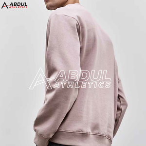 เสื้อสเวตเชิ้ตผู้ชายผ้าคอตตอนผสม คอกลม แขนยาว เหมาะสำหรับใส่ลำลองในฤดูหนาว สไตล์สตรีทแวร์ - Product Image 3