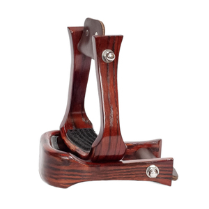 Estribos de Madera Hechos a Mano para Sillas de Montar, Soportes Duraderos para Pies de Caballo, Equipo de Madera Natural - Product Image 1