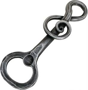 Décapsuleur porte-clés en fonte de qualité supérieure, logo personnalisé, cadeau d'entreprise, bord lisse, écologique, décapsuleur à 3 lames - Product Image 1