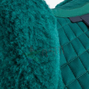 Almohadilla de Silla de Montar Inglesa de Algodón con Patrón Cuadrado, Cómoda, Suave, de PU, Segura, Transpirable, Multiusos para Equitación - Product Image 2