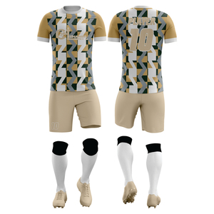 Ensemble de maillot et short de football moderne Performance Kit Série Championnat Tenue de football - Product Image 3