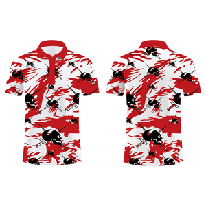 Camiseta Polo de Punto para Hombre con Estampado por Sublimación Personalizado, Camisetas Polo con Diseño Personalizado, Camiseta Polo con Estampado por Sublimación Completa - Product Image 1