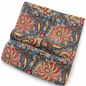 Tela Floral 100% Algodón, Transpirable, Absorbente de Humedad, Estampada a Mano, de Peso Medio, para Ropa de Cama y Fundas de Edredón - Product Image 3