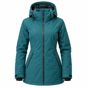 Casual Plus Size Sports Jacket Wholesale Women's <b>Winter</b> Parka Jacket <b>Waterproof</b> Hooded Warm <b>Coat</b> with Cotton Filling - Product Image 1