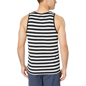 Tissu côtelé doux, léger et respirant avec un toucher extensible, débardeur de compression musculaire pour la musculation. - Product Image 3