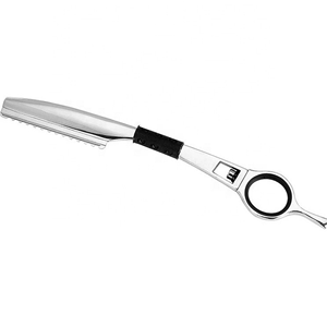 Navaja de Afeitar de Acero Inoxidable con Mango de Madera de Alta Calidad, Plegable, Herramienta de Barbería, Logotipo Personalizado, Fabricante OEM - Product Image 1