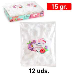 Pétales décoratifs blancs pour décorations de fête - Product Image 3