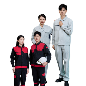 BUEN PRECIO Ropa de trabajo para electricistas, ropa de construcción de algodón PE, traje de soldador, ropa agrícola, diseño/logotipo personalizado - Fábrica FMF - MOQ BAJO - Product Image 1