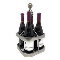 Support mural moderne en fer doré en forme de nid d'abeille, écologique, capacité 5L, pour bouteilles de vin, présentoir métallique, rangement de cuisine
