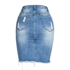 Women <b>Denim</b> Skirt Slim Fit Pencil Jean Skirt Soft <b>Stretch</b> <b>Denim</b> Fabric Modern Fashion Casual Clothing for Office - Product Image 2