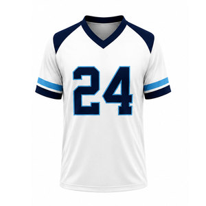 Maillot de sport personnalisé à manches courtes pour football américain – Tenue de performance pour équipes sportives – Vente en gros de vêtements - Product Image 1