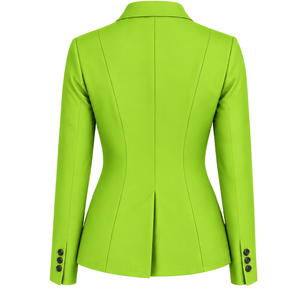 Lime Green Equestrian <b>Jacket</b> for <b>Women</b> Tailored Riding Blazer Professional Horse Riding Competition Coat Customized Wholesale - Product Image 2