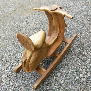 Estilo de arte popular Talla de madera Motocicletas - Product Image 2