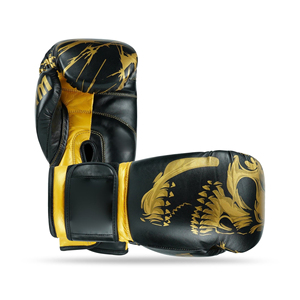 Guantes de Boxeo de Cuero Transpirable para Entrenamiento, para Hombres y Mujeres, de Alta Calidad, Antideslizantes, con Cierre de Gancho y Bucle Ajustable en la Muñeca - Product Image 3