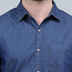 Comfortable <b>Jeans</b> Shirt With <b>Soft</b> Fabric And Flexible Fit For Daily Wear Premium <b>Jeans</b> Shirt - Product Image 6