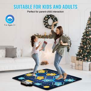 Tapis de danse électronique à 8 boutons, volume réglable, modes un ou deux joueurs, tapis de danse pour filles de plus de 3 ans, modèle musical intégré - Product Image 6
