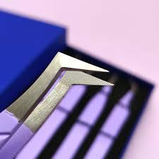 Pinces à cils personnalisées OEM, pinces à cils pour extensions de cils, pinces à cils multicolores avec logo personnalisé, en promotion. - Product Image 4