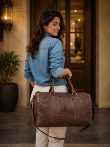 New Arrival Crunch Leather Luggage Bags Multi Uses Handmade Bag Unisex Travel Bag <b>Big</b> Size Multi Uses Stylish Collection <b>Handbag</b> - Product Image 6