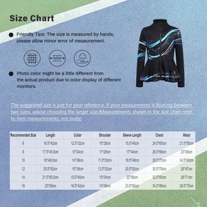Tops de Patinaje Artístico de Alta Calidad para Niñas de 6 a 16 Años, Chaqueta Elegante, Sudadera, Ropa Deportiva para Gimnasia - Product Image 6