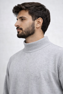 Thobe d'hiver en polaire à col montant, style arabe de Dubaï, pour hommes musulmans, en tissu thawab de qualité, Jubbah arabe au design moderne, personnalisable - Product Image 2