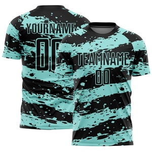 Vente en gros directe OMMIZ INDUSTRY, maillot de football personnalisé en sublimation, forme abstraite, bordeaux, blanc-or - Product Image 5