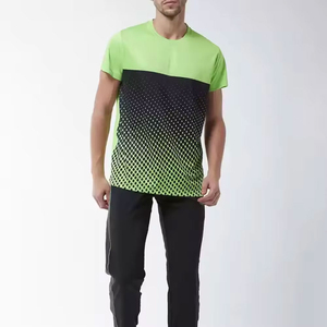 T-shirts à manches courtes pour hommes, design camouflage, sublimation, sur mesure, en polyester/coton, prix bas, prix abordable - Product Image 4