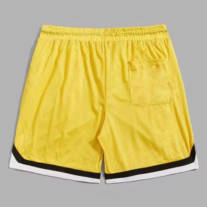 Shorts de basketball personnalisés en mesh léger, séchage rapide, respirants, impression de logo OEM, shorts d'entraînement athlétique, vente en gros - Product Image 2