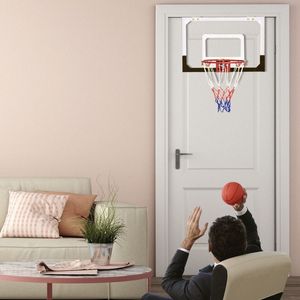 Mini panier de basket avec 2 filets, accessoire à suspendre à la porte, incluant un ballon de basket - Product Image 5