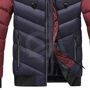 Chaqueta de Invierno Resistente para Hombre, Cortavientos, con Capucha de Piel Sintética, Parka de Invierno a Prueba de Nieve con Ribete de Piel Sintética - Product Image 4
