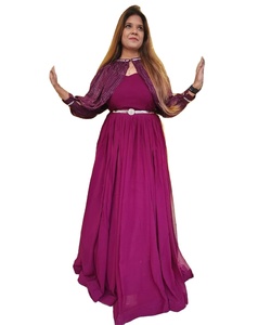 Dupatta ชุดเดรสส่าหรีแบบสุภาพเสื้อเชิ้ตตัวยาวขนาดใหญ่พิเศษสไตล์ปากีสถานซาลวาร์คาเมซโซเนีย - Product Image 1