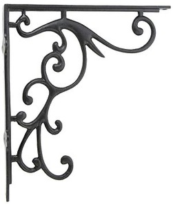 Supports muraux décoratifs en fonte multi-tailles, style vintage, pliables, robustes et étanches, par Unicorn Handicrafts - Product Image 3