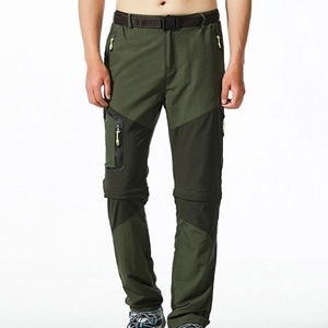 Fast Delivery Men Casual Elastic <b>Jogger</b> Pants Outdoor Comfortable Breathable Lightweight <b>Nylon</b> Zipper Fly Trousers for Daily - Product Image 6