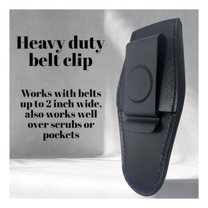 Tijeras para Vendajes Lister de Acero Inoxidable Hechas a Mano, Premium, Ambidiestras, con Clip, para Enfermeros y EMT, Estuche de Cuero Resistente, Manual, CE - Product Image 2