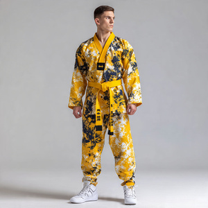 Light Weight Elastic Taekwondo Suit Men 100% Polyester Cotton Taekwondo Uniform MMA Training <b>Boxing</b> Taekwondo Uniforms Men - Product Image 1