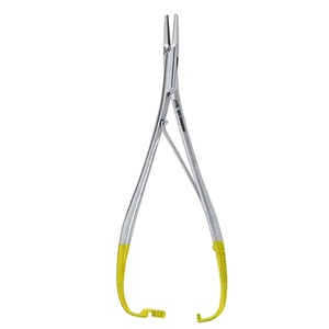 Porte-aiguille Lichtenberg en acier inoxydable de haute qualité, à commande manuelle, pour instruments chirurgicaux de base - Product Image 1