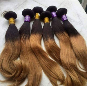 Cheveux humains vierges Remy doublement étirés, texture lisse, cheveux indiens bruts doux, provenant de fournisseurs de temples d'Inde du Sud, en promotion - Product Image 1