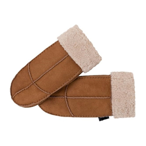 Gants d'hiver coupe-vent et chauds de qualité supérieure pour femme, mitaines en fourrure de mouton véritable, mitaines de cyclisme en cuir entier pour femme - Product Image 3