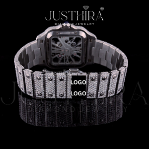 Reloj Clásico con Esfera de Diamantes de Alta Demanda para Unisex, con Correa Delgada, Ligero y Moderno para Uso Diario, Disponible para la Venta - Product Image 5