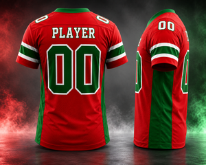 เสื้อฟุตบอลอเมริกันปี 2026 แบบมีชื่อและหมายเลขส่วนตัว ผ้าตาข่ายระบายอากาศได้ดี ผ้าฝ้าย 100% พิมพ์ลายแบบ Sublimation กางเกงขาสั้นสำหรับฝึกซ้อมทีม - Product Image 2