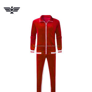 Conjunto Deportivo Casual Premium Personalizado para Hombre, Chaqueta de Alta Calidad con Cierre Completo, Pantalones Deportivos de Felpa de Corte Regular, Transpirable, con Contraste - Product Image 3