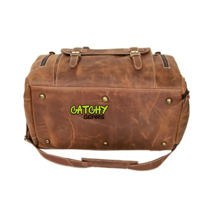Bolsa de Viaje Clásica de Cuero Genuino, Bolsa de Fin de Semana Elegante de Gran Capacidad para Hombres y Mujeres, para Uso en el Aeropuerto y el Gimnasio - Product Image 3