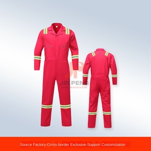 Overol de Seguridad Impermeable de Alta Visibilidad Reflectante Clase 2 ANSI/EN ISO, de Algodón Amarillo Personalizado para la Construcción Industrial - Product Image 3