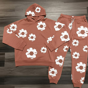 ชุดวอร์มเดนิมเท่ๆ สไตล์พรีเมียมคุณภาพสูง ดีไซน์เฉพาะตัวสำหรับผู้ชาย ใส่ได้ในฤดูหนาว มีฮู้ดและเชือกผูก ปรับแต่งได้ตามต้องการ - Product Image 1