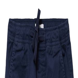 Boys <b>Navy</b> Blue Cotton <b>Stretch</b> Washed Comfortable Chino Pants Adjustable Waist Straight Fit Casual Breathable Quick Dry Kids - Product Image 4