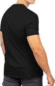 Durable <b>Mens</b> Essential T Shirt With Heavy Duty Stitching Custom Logo Patch Compatibility Clean Blank Appearance And Short Sleeve - Product Image 2