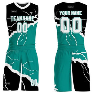 Vêtements de sport respirants en polyester, uniforme de basketball personnalisé, dernière tendance, haute qualité, vente chaude - Product Image 1