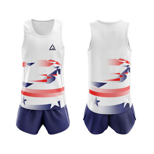 Uniforme Moderno de Atletismo para Hombre, Jersey Deportivo Personalizado con Pantalones Cortos para Correr, Ropa Deportiva Ligera para Actividades al Aire Libre - Product Image 1