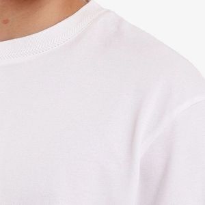 Custom High Quality Screen Printed Oversized 100% Cotton Drop Shoulder <b>Blanks</b> Heavy printed <b>White</b> <b>t</b> <b>Shirt</b> OEM ODM manufacturer - Product Image 5